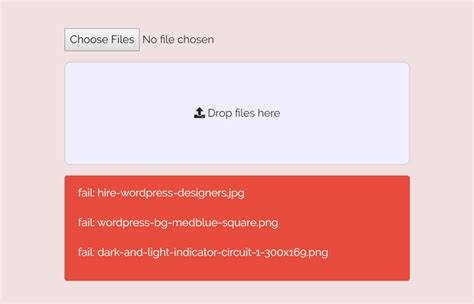 jquery drag drop file upload.